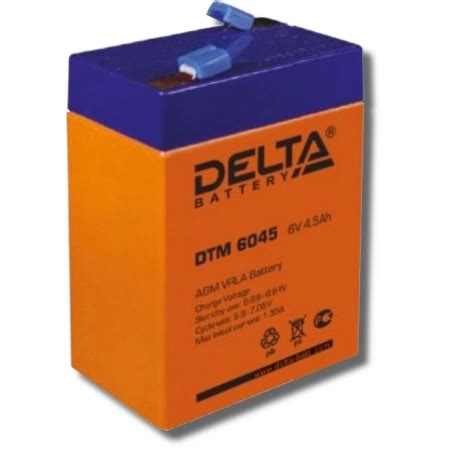 Купить Аккумулятор герметичный свинцово кислотный Delta Delta DTM 6045