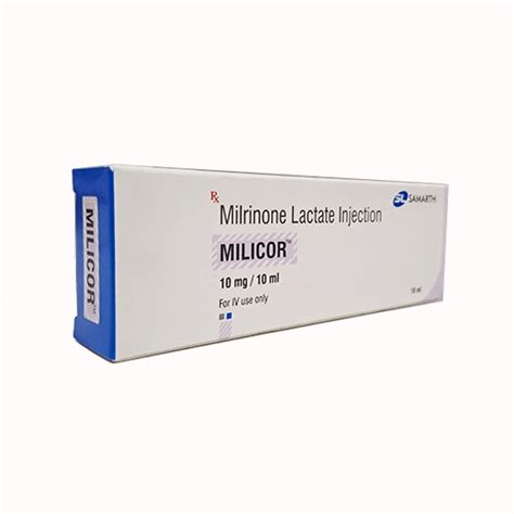 Milicor 10mg10ml Milrinone Lactate Injection