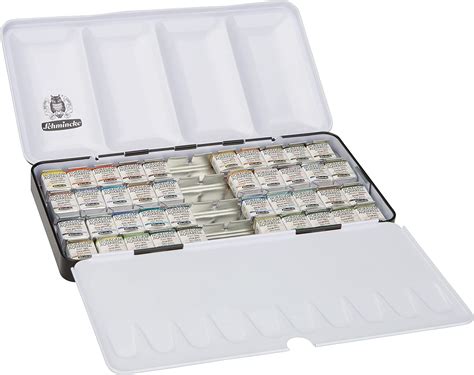 Schmincke Horadam Aquarell Super Granulation Set Of 40 Half Pans