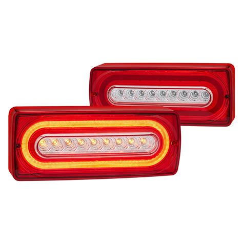 Lumen Tlrdc W Chrome Red Sequential Fiber Optic Led Tail Lights