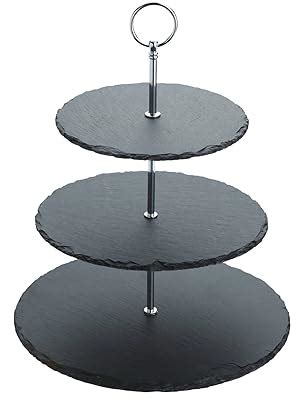 Artesà Three Tier Slate Cake Stand Serving Set Cake Standing Set 28