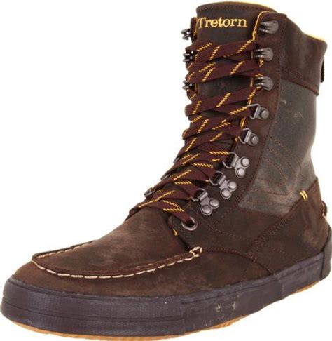 Tretorn Highlander Leather Boot Brown Boots Women Work Boots Men