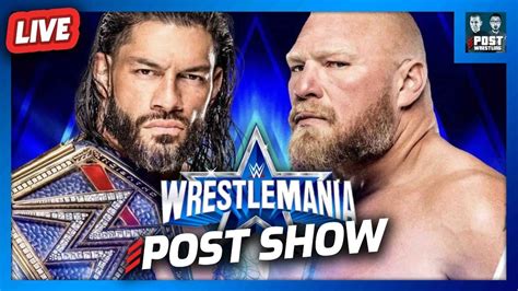 Wrestlemania 38 Night 2 Post Show Full Show Review Youtube