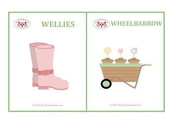 Spring Flashcards By Red Panda Resources TPT