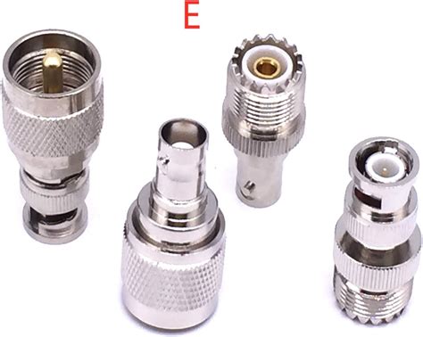 Pcs Uhf Female So So Plug To Bnc Male Jack Rf Adapter