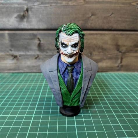 3D Print Joker Heath Ledger Bust Made With Anycubic Photon Cults