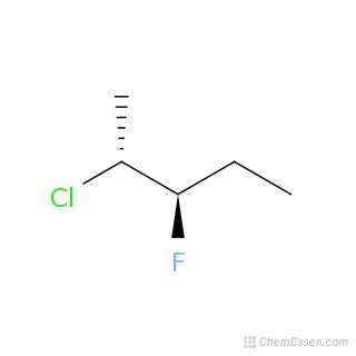 2 Chloro 3 Fluoropentane Structure C5H10ClF Over 100 Million