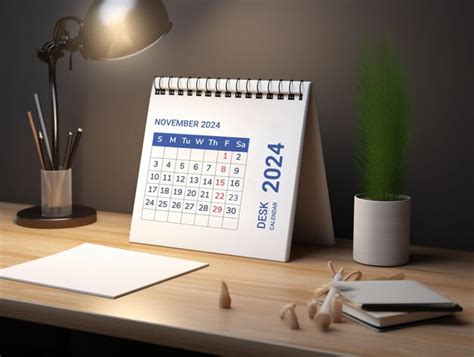 Premium Psd Psd Desk Calendar Mockup