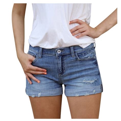 Ladies Slim Leisure Denim Shorts New Women Summer Short Jeans Denim