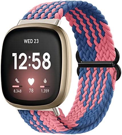 Enkic Geflochtenes Solo Loop Armband Kompatibel Mit Fitbit Versa