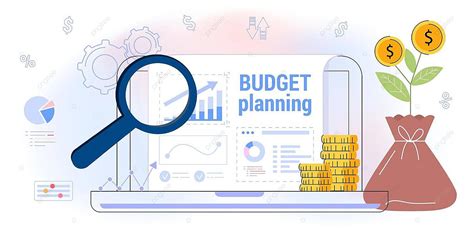 Financial Planning Concept Calculating Budgets Accounting For Income