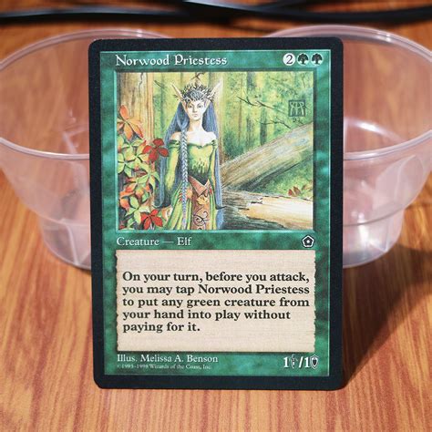 Norwood Priestess Portal Second Age Magic The Gathering Proxy Mtg Cards