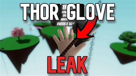 Thor Glove LEAK How To GET Slap Battles Leak YouTube