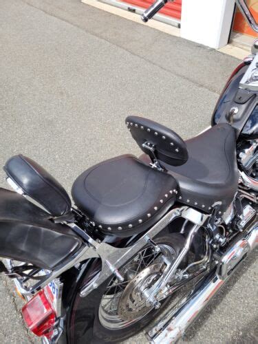 Mustang 79120 Wide Touring Studded Solo Seat With Driver Backrest