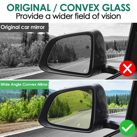 Onkentet Side View Mirror Compatible With Tesla Model Y Hd Panoramic