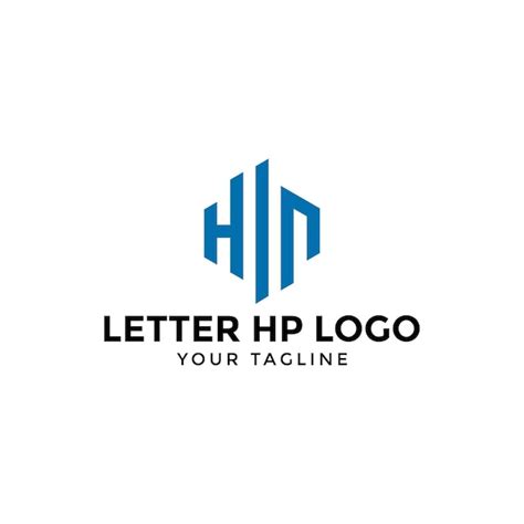 Lettre Hp Logo De Forme Hexagonale Adapt Aux Entreprises De