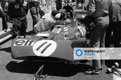 Jackie Stewart Tyrrell 003 Ford French GP Motorsport Images