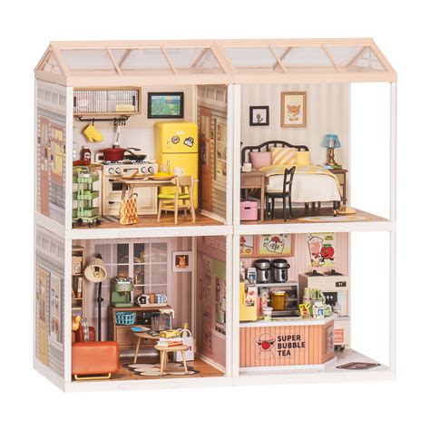 Rolife Super Creator Plastic Diy Mini House 3 In 1 Shape Robotime Online