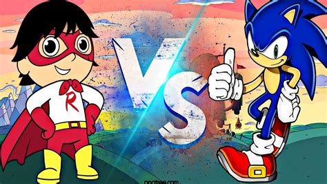 TAG WITH RYAN Vs SONIC DAsh Sonic WOW AND Vs SUPER RED TITAN VsMasks