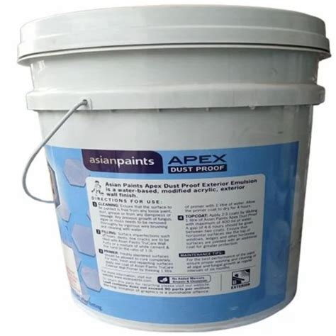 Asian Paints Apex Dust Proof Emulsion 20 Ltr At Rs 6000 Bucket In