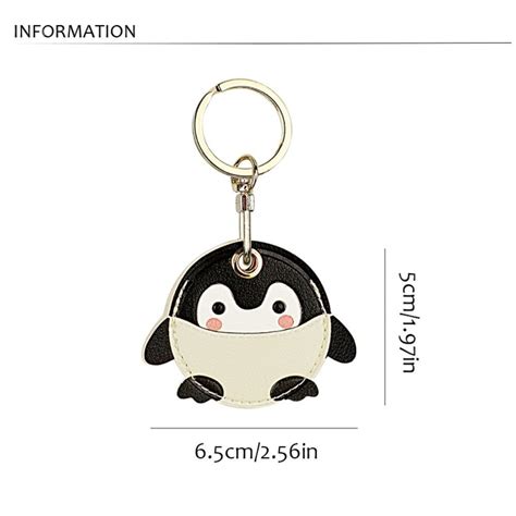 Cute Penguin Keychain Creative Polar Bear Pendant Entrance Guard Card Ebay