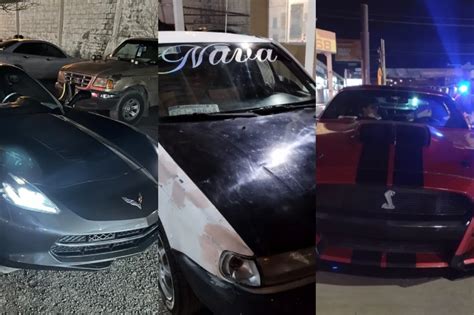 Aseguran Tsuru Corvette Y Shelby Que Jugaban Arrancones En Ju Rez