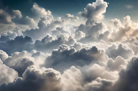 Premium Ai Image Organic Cloud Macro Texture