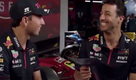 Daniel Ricciardo Hears Strange Noises As Sergio Perez Does Naked