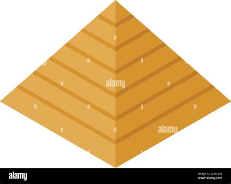 Egyptian Pyramid Icon Isometric Style Stock Vector Image And Art Alamy