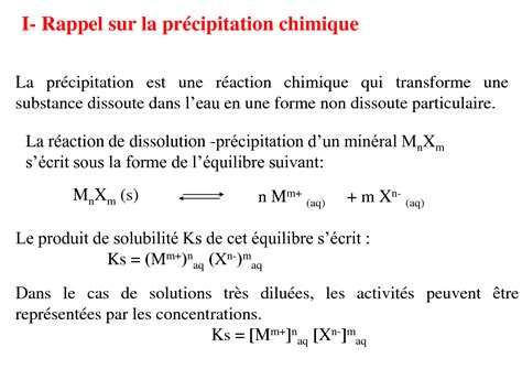 Solution Chapitre Traitement Par Voie Chimique Pr Cipitation Studypool