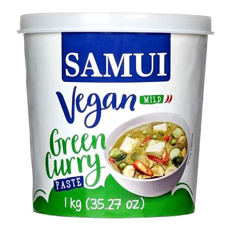 Buy Samui Vegan Mild Green Curry Paste 1kg Thai Supermarket Online Uk Starry Mart