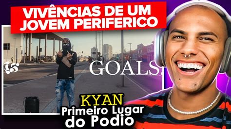 CYPHER DE 1 HOMEM SÓ REACT Kyan Primeiro Lugar do Pódio GOALS