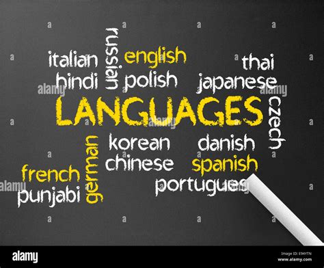 Languages Stock Photo Alamy