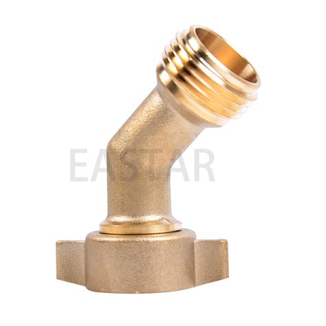 Hydro Master Degree Garden Hose Elbow With Lead Free Brass