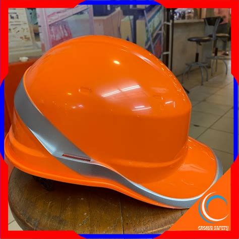 Jual HELM SAFETY VENITEX DELTA PLUS WARNA ORANGE HELM SAFETY PROYEK