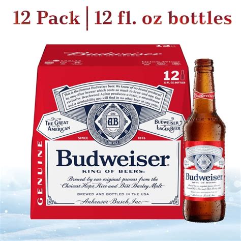 Budweiser 12 Pack Bottles Colonial Spirits 55 Off