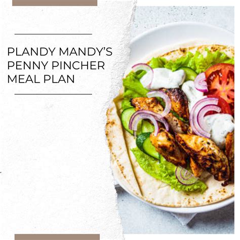 Plandy Mandy S Penny Pincher Meal Plan April Edition Etsy