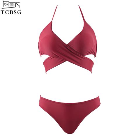 Tcbsg 2019 New Arrival Push Up Bikinis Women Swimsuit Female Swimwear