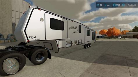 Custom 5th Wheel Camper V10 Fs22 Mod Farming Simulator 22 Mod