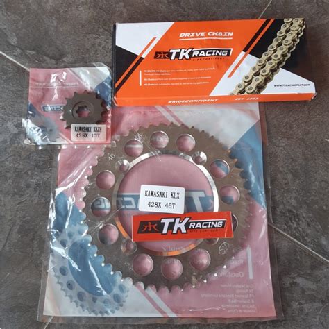 Jual Gear Gir Set Tk Klx D Tracker T T Rantai Tk Hs