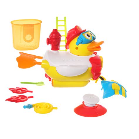 Yookidoo Jet Duck Firefighter Bath Time Fun For Kids Ages 2