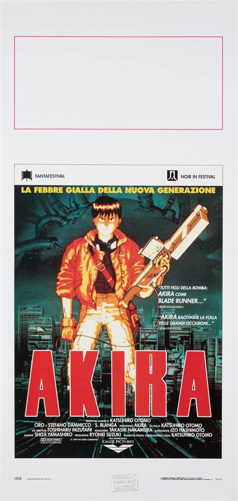 Akira Original Italian Locandina Movie Poster Posteritati Movie