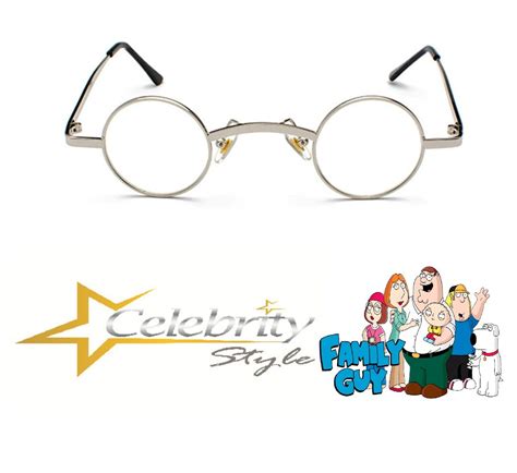 Family Guy Glasses Peter Griffin Small Clear Lens Vintage Style Silver ...