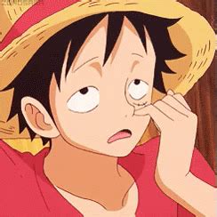 Luffy One Piece GIF - Luffy OnePiece NosePicking - Discover & Share GIFs