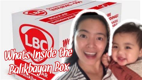 Whats Inside Our Balikbayan Box Youtube