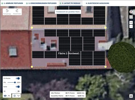 Planungsunterst Tzung Pv Anlage Auf Satteldach S Dost Nord West