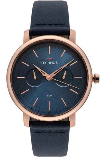 Reloj Anal Gico Original Technos Blue Para Hombre Mercadolibre