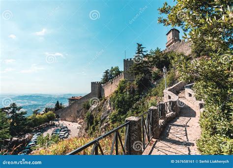 Fortress Of Guaita In The Republic Of San Marino Italy Stock Image