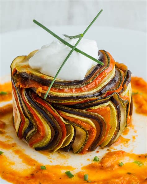 Confit Byaldi Dish Stock Photo Image Of Tomatoes Country