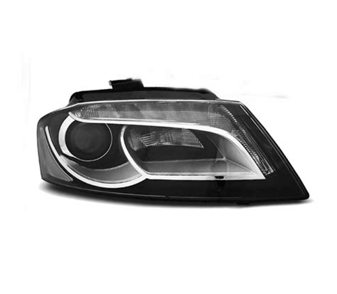 Koplampen Audi A3 8P Xenon Look REAL DRL Onlinecarstyling